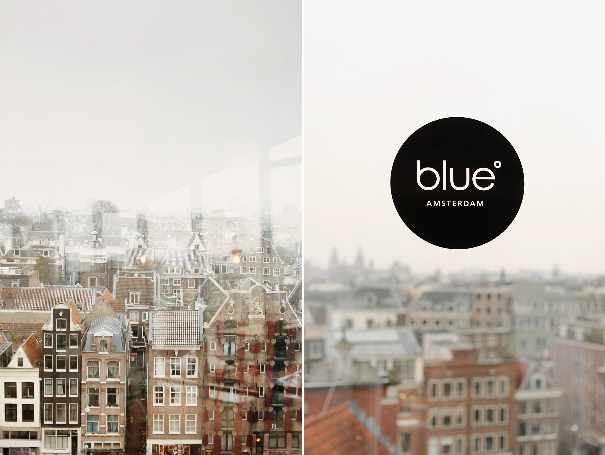 Blue Amsterdam, кафе с панорамным видом на старый город в Амстердаме