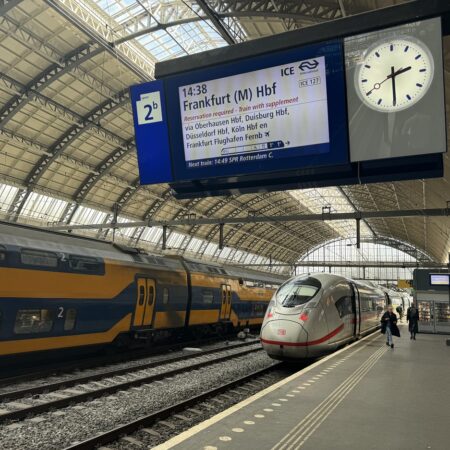 Международные поезда из Амстердама