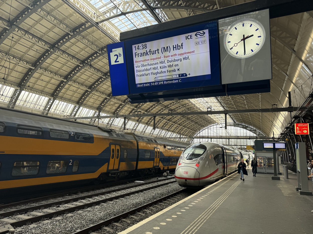 Международные поезда из Амстердама