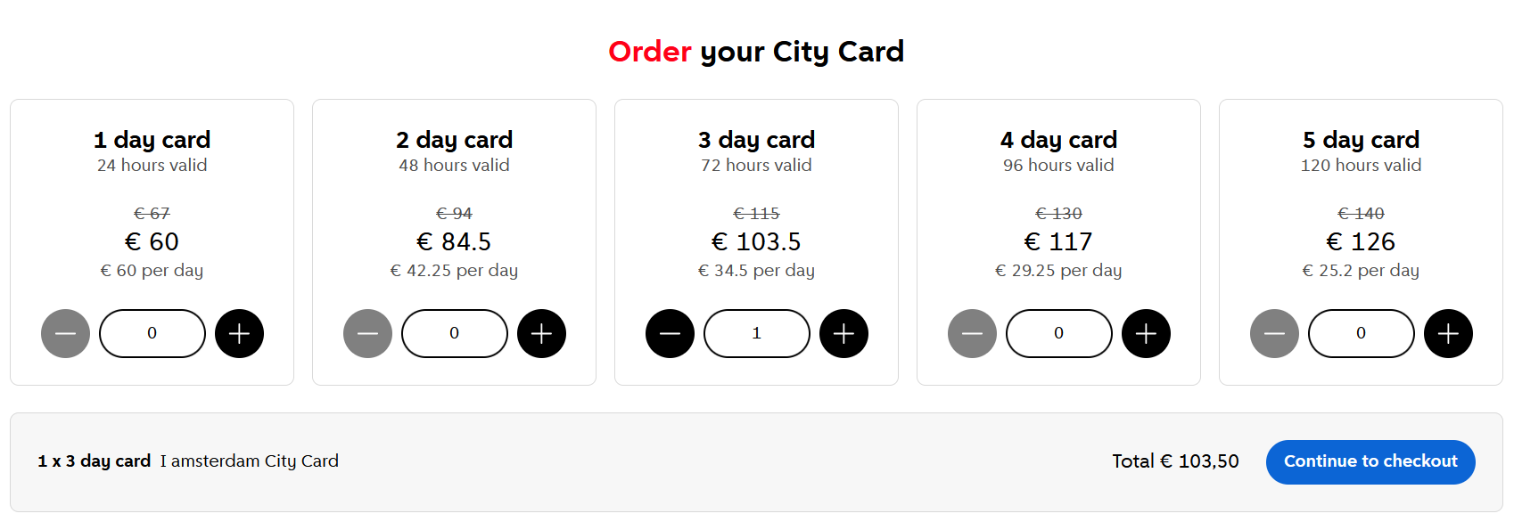 Скидки на карту I amsterdam city card